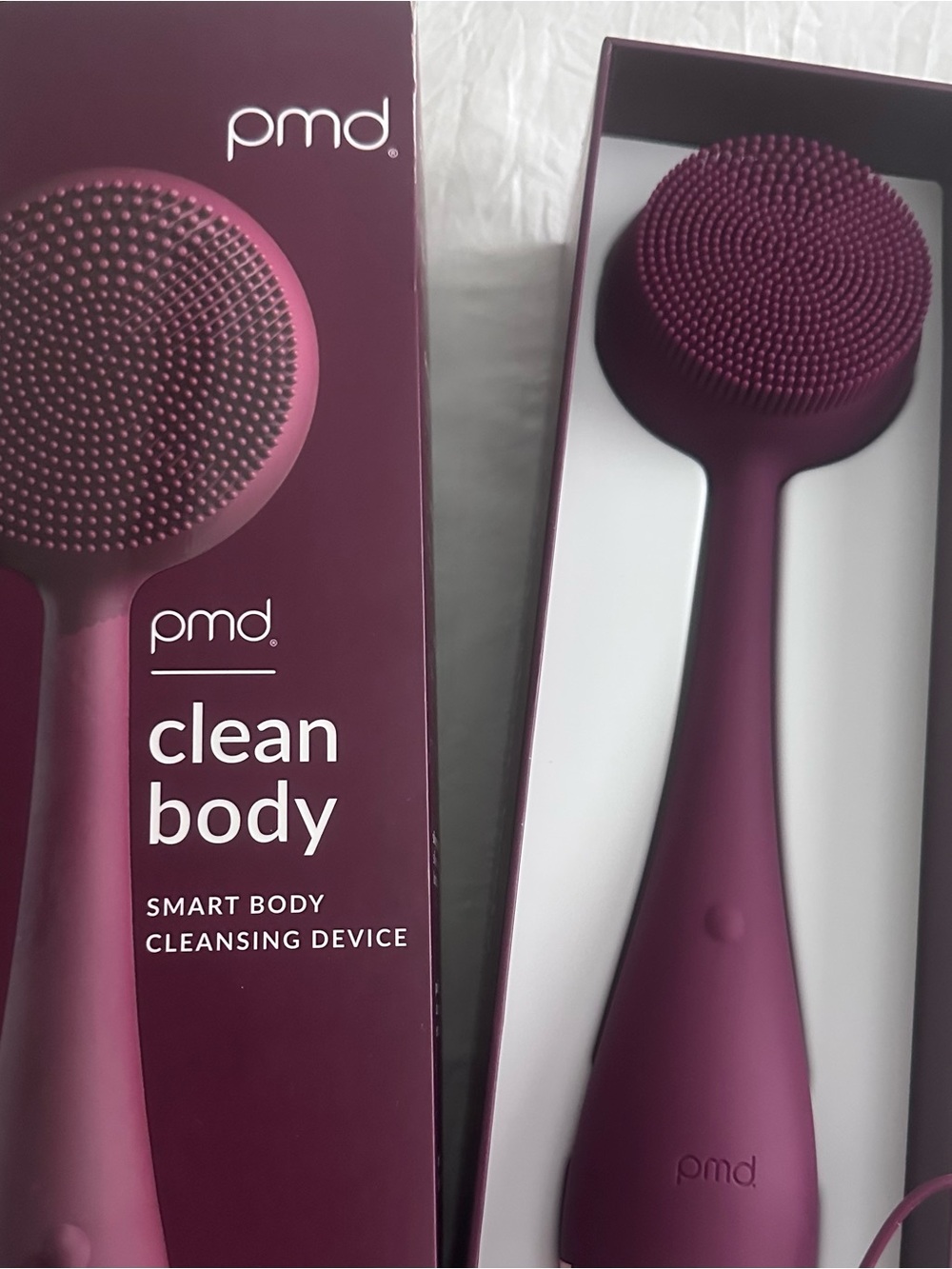 PMD Body Massager & Exfoliator - Plum